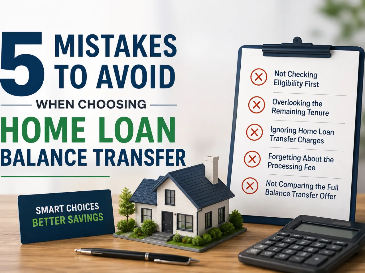 5 Mistakes to Avoid When Choosing a Home Loan Balance Transfer